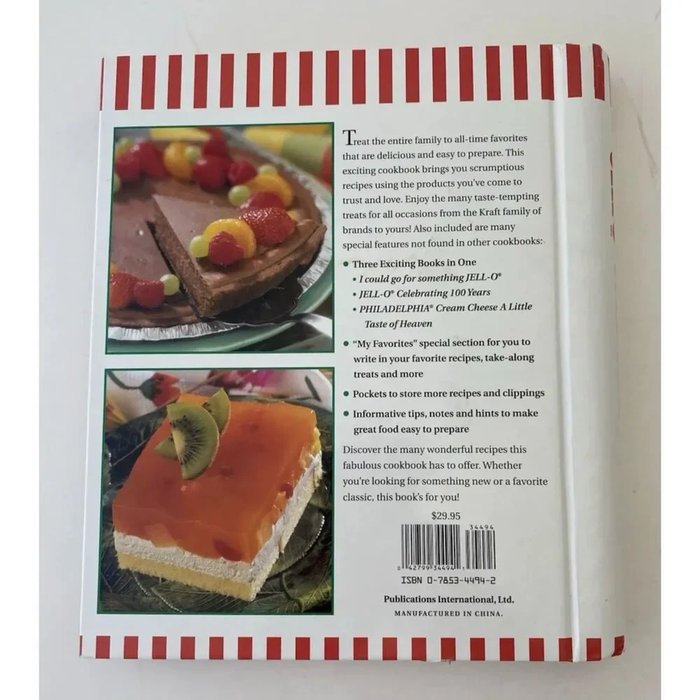 Campbells & Jell-O Collection: Lot of 2 Cookbooks-3 Cookbooks in 1- Spiral-bound